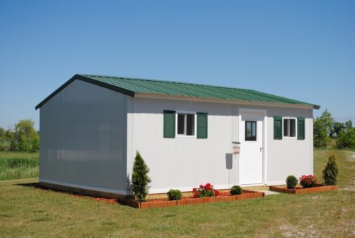 Extrutech FORM Panel Cabin - Left Front View