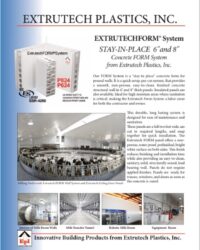 Extrutech FORM Wall System Flyer