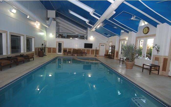 Indoor Swimming Pool using Extrutech Panels on Walls and Ceiling