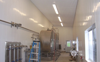 Extrutech Panels in a Milk Transfer Room