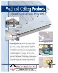 Extrutech Plastics Wall & Ceiling Product Catalog