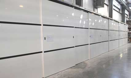 Extrutech Rolling Door Panels - Using EPI9000 Panels with black 2