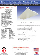 Extrutech Suspended Ceiling Flyer