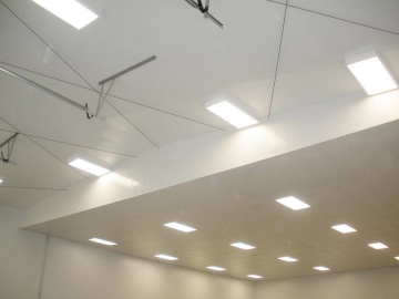 Suspended Ceiling with Extrutech Panels