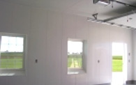 Extrutech Panels on walls and ceiling