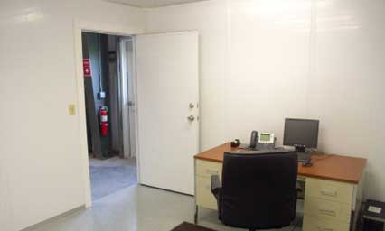 Interior In-Plant Office - Single Door, Standard Lighting Sys.