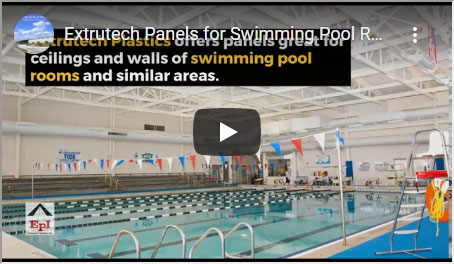Extrutech Panels for Swimming Pool Rooms and Pools Walls